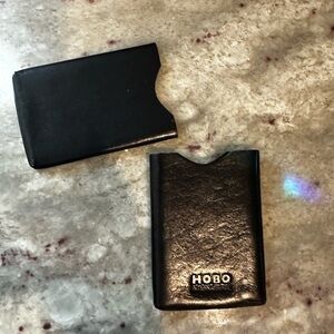 Hobo leather card holder business card holder